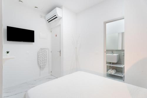 Katil atau katil-katil dalam bilik di Room's La Tosquita Alcalá
