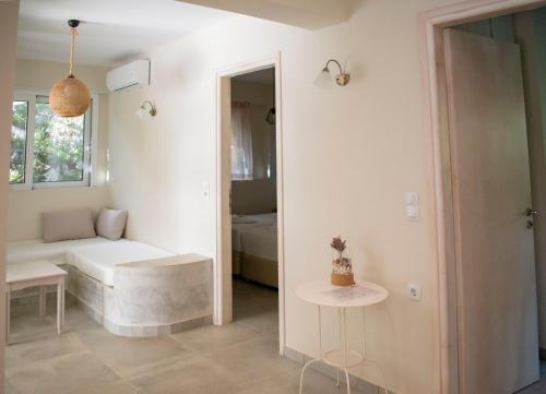 Kúpeľňa v ubytovaní Voukelari Rooms