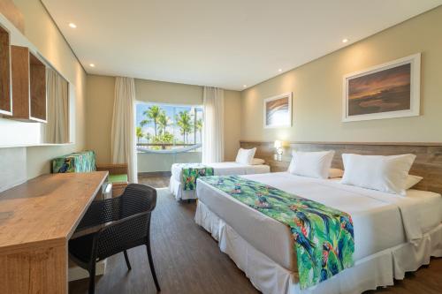 Postel nebo postele na pokoji v ubytování Cana Brava All Inclusive Resort