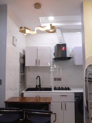 Køkken eller tekøkken på Studio apartment