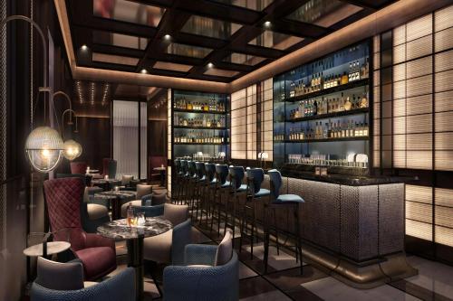 Sheraton Chengdu Piduにあるシーティングエリア