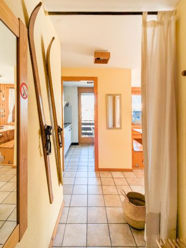 Koupelna v ubytování Center of Nendaz ! Apartment 3 rooms with balcony