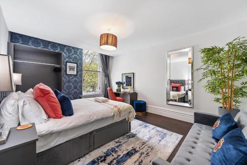 Zona de estar de Rare Find - Gated 2 bed apt, close to Parks, secure carpark sleeps 4