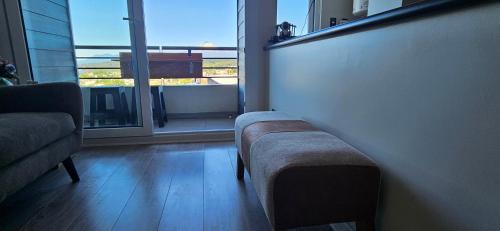 Χώρος καθιστικού στο Departamento Nuevo, confortable y Vista increíble!
