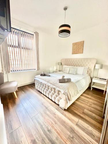 Postel nebo postele na pokoji v ubytování Urba Luxury Stays 4Bed Sheffield University