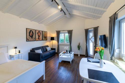 Et opholdsområde på Ferienwohnung B2