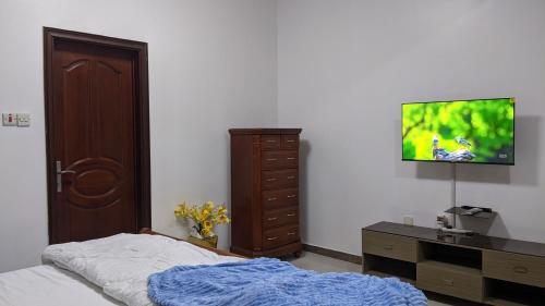 Kay's Place Seaviewにあるテレビまたはエンターテインメントセンター