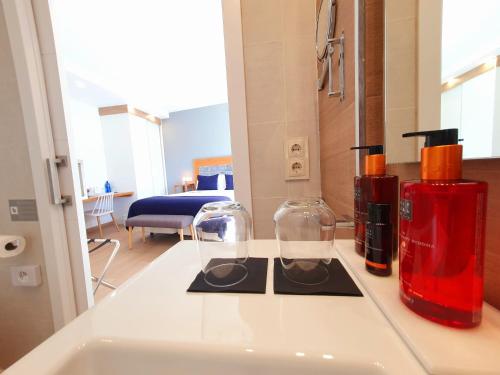 Dapur atau dapur kecil di Boutique Hotel Tierra Buxo - Adults Only