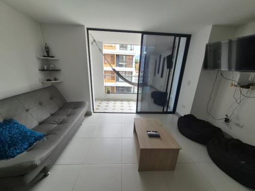 Posezení v ubytování Apartamento Luareles-San joaquin-Balcon