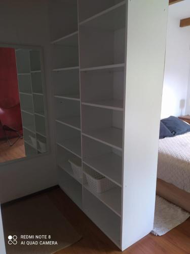 Postel nebo postele na pokoji v ubytování Chalet La Cabra