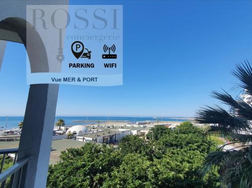 Studio cabine nouveau ! 1ère ligne vue mer PARKING WIFI - Impérial 2 - ROSSIconciergerie - Linge en option
