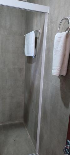 Koupelna v ubytování Departamento101