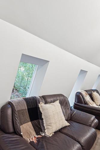 Гостиная зона в Quiet and rural apartment in the country