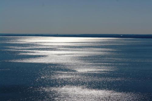 a view of a large body of water at Mézes-Kuckó in Tihany