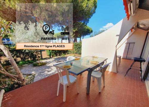 T2 familial 1ère ligne plages Parking privé WIFI - Le Foc - ROSSIconciergerie - Linge en option