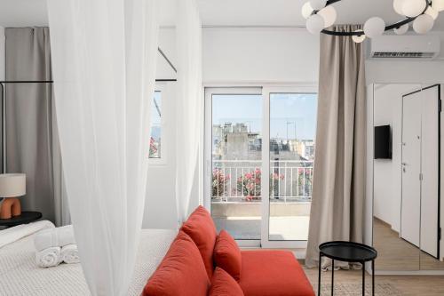 Rooftops of Athens - Vathi Studio Jacuzzi & View