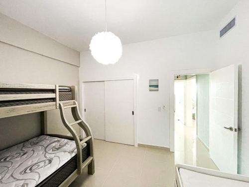 Postel nebo postele na pokoji v ubytování Acogedor Apartamento con Vista al mar