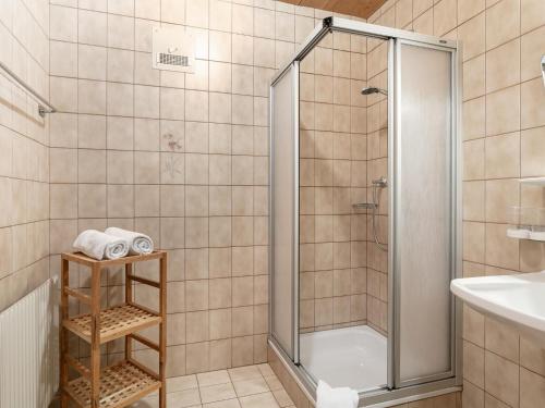 Koupelna v ubytování Appartements Zellner