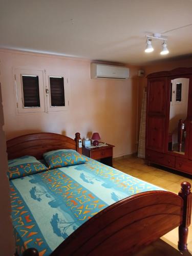 Postel nebo postele na pokoji v ubytování Villa hibiscus