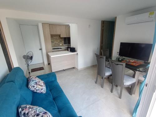 O bucătărie sau chicinetă la Apartamento vacacional Flandes Tolima