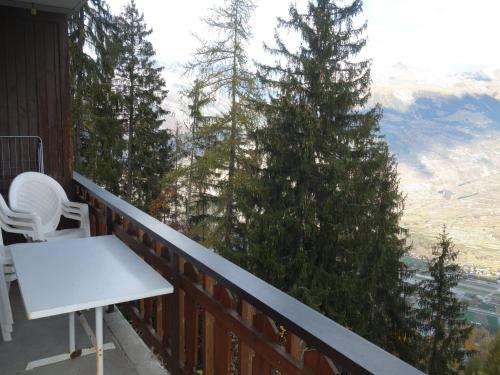 Valley-view apartment in Veysonnaz