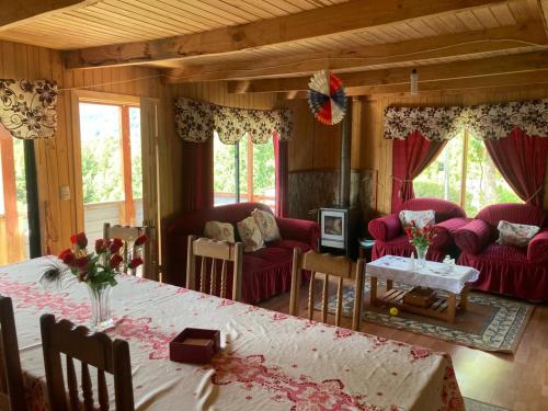 Posezení v ubytování Casa el arenal-Lago Ranco