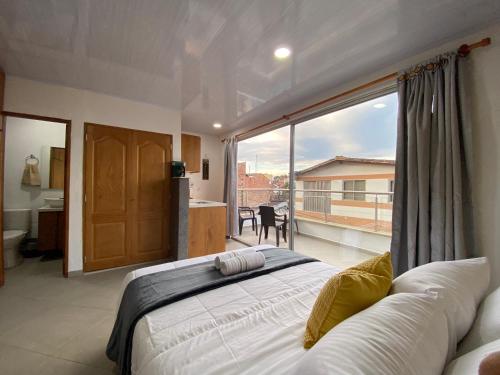 Χώρος καθιστικού στο Horus Loft - Con Terraza en todo el Centro