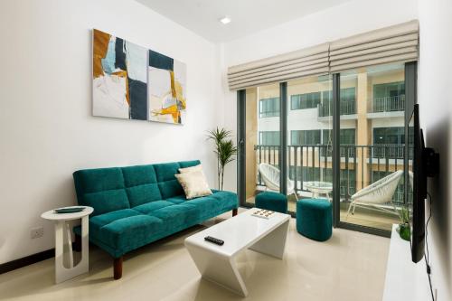 Posezení v ubytování La Privé Apartments TRI-ZEN