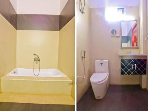 Hotel Aradhana Innにあるバスルーム