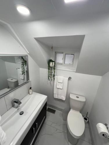 Bilik mandi di Niagara Escape Loft