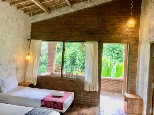 Χώρος καθιστικού στο D'Nanda mini hotel Ubud