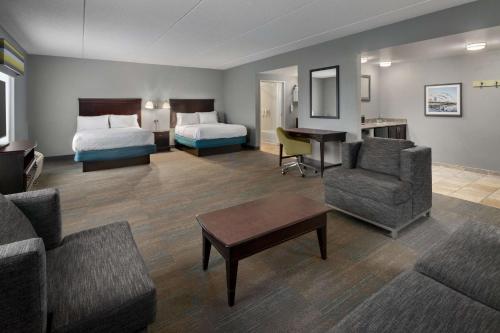 Postel nebo postele na pokoji v ubytování Hampton Inn Rochester - Irondequoit