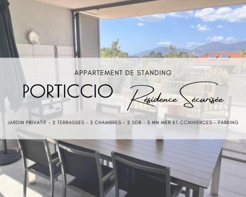 Rare grand appartement standing terrasse et jardin - Porticcio proche mer