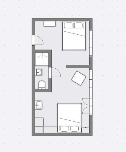 a floor plan of a house at Gremium Apartments in Bratislava