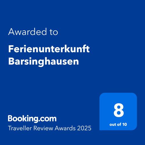a screenshot of a cell phone with the text awarded to fermentedkritkrit bangalore at Ferienunterkunft Barsinghausen in Barsinghausen