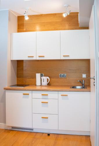 Dapur atau dapur kecil di Apartamenty Paliki