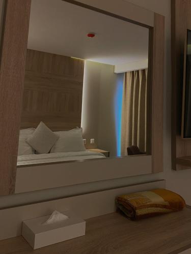 Cama o camas de una habitación en Aysel Hotel