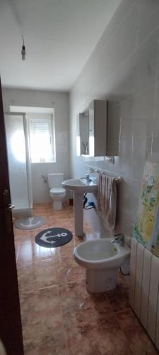 Koupelna v ubytování Cortijo Baul