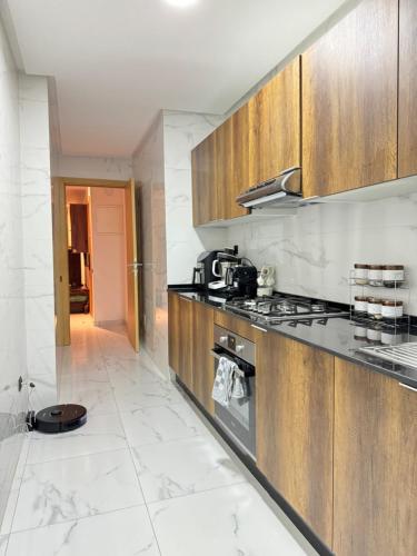 Η κουζίνα ή μικρή κουζίνα στο ZS house harhoura