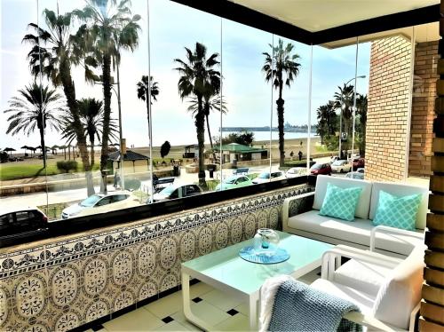 A seating area at Vistas al mar - Primera línea playa de Malagueta