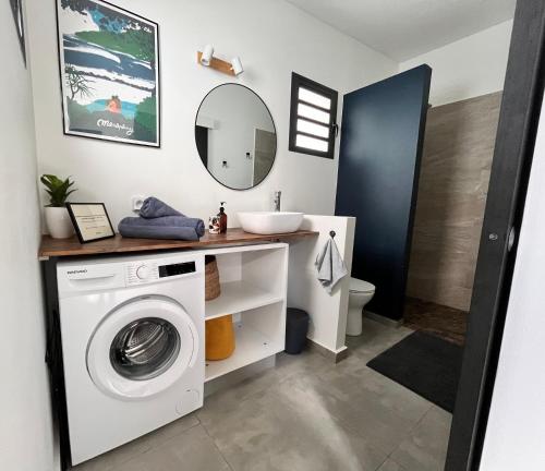 Koupelna v ubytování Appartement «Le Ti songe»