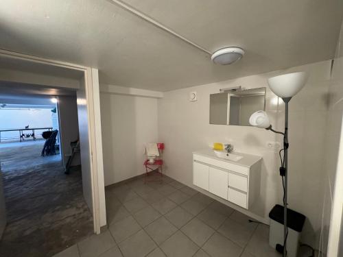 Kuchyň nebo kuchyňský kout v ubytování Grain de sable