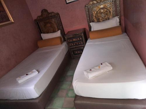 Letto o letti in una camera di Riad Lalla Khiti