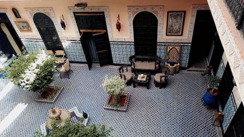 Area soggiorno di Riad Lalla Khiti