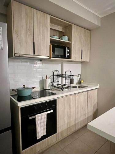 Cuisine ou kitchenette dans l'établissement Departamento Roble