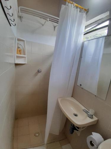 Koupelna v ubytování Hostal Princesa Katia