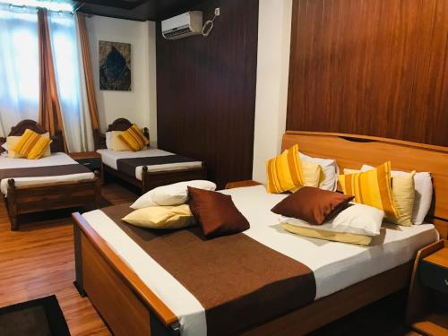 Postel nebo postele na pokoji v ubytování Seyara Holiday Resort