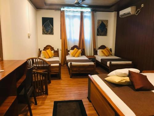 Postel nebo postele na pokoji v ubytování Seyara Holiday Resort