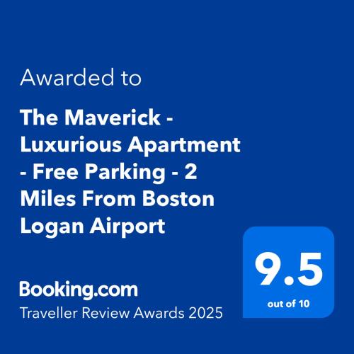 a screenshot of the newsletter luxurious appointment free parking miles from bostonoston airport at The Maverick Downstairs - Lux Apartment - Close to Downtown Boston & Airport in Chelsea
