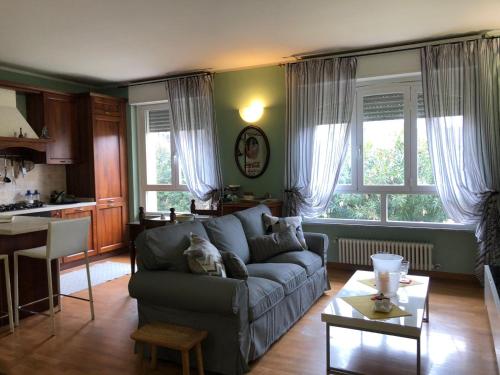 Posezení v ubytování La Casa nel Borgo